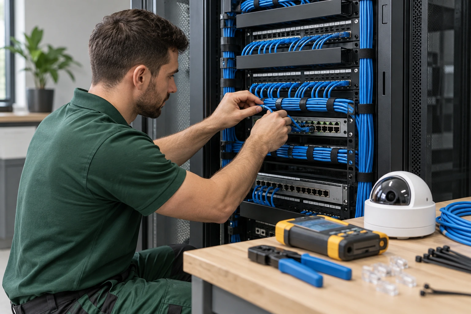Network & CCTV — illustrative service image